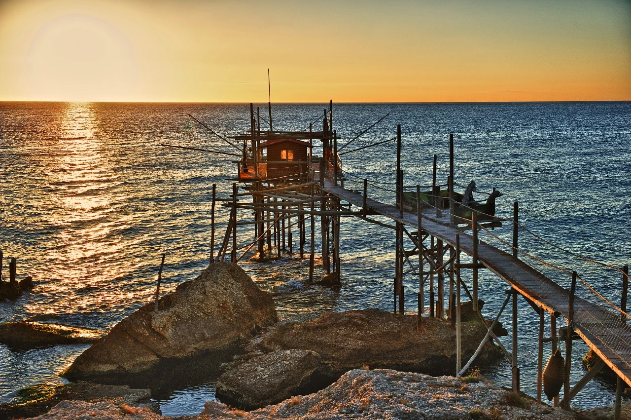 Trabocchi Coast - Trabocchi Coast runner up by Mario Rapini, See in the Sea underwater photography contest