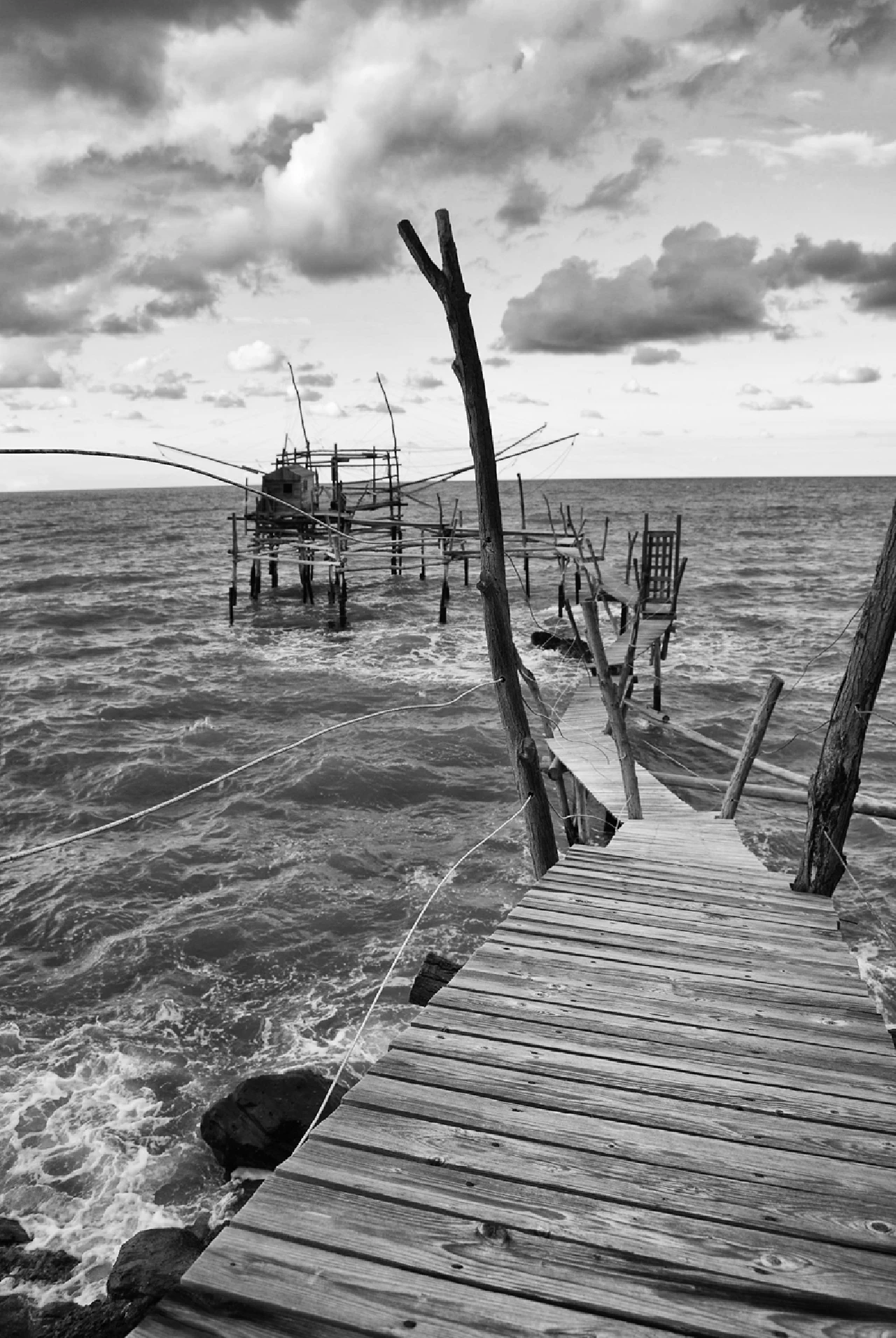 Come Correre Sui Trampoli - Trabocchi Coast runner up by Gabriele Di Credico, See in the Sea underwater photography contest