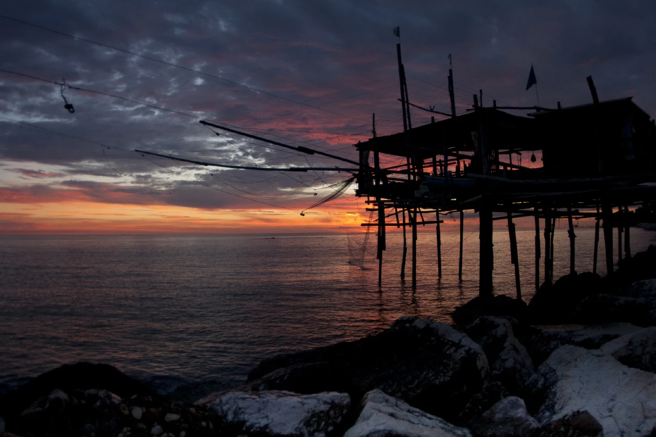 Traboccalba - Trabocchi Coast runner up by Fabrizio Pompilio, See in the Sea underwater photography contest