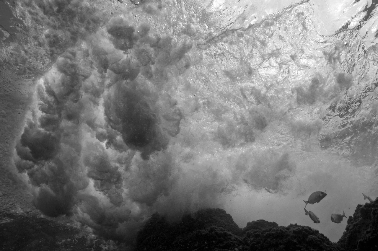 W2 - Waves silver by Carlos Virgili Ribe, See in the Sea underwater photography contest